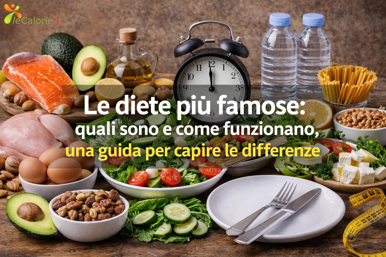 Le diete più famose, quali sono e come funzionano, una guida per capire le differenze